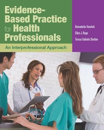 Evidence-based practice for health professionals an interprofessional approach