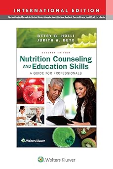 Nutrition counseling and education skills for dietetics professionals
